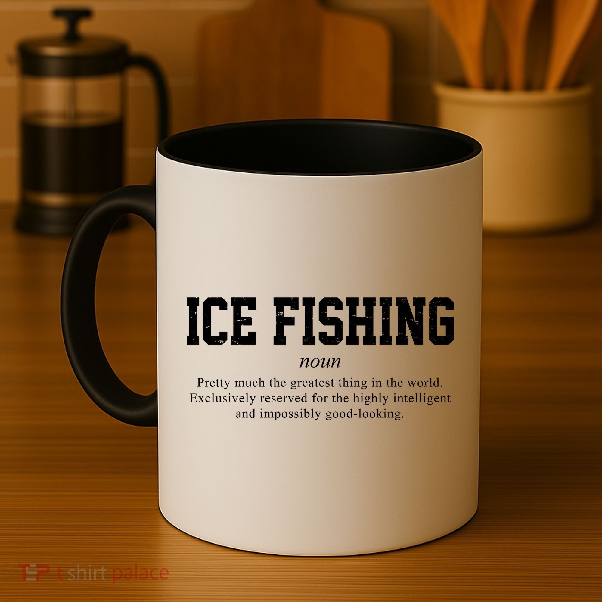 Ice Fishing Definition Funny Gift Coffee Mug