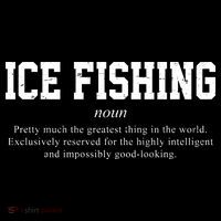Ice Fishing Definition Funny Gift Women's Hoodie thumb 2