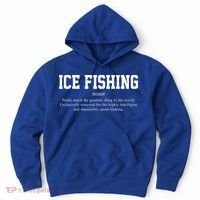 Ice Fishing Definition Funny Gift Hoodie thumb 0