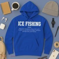 Ice Fishing Definition Funny Gift Hoodie thumb 3