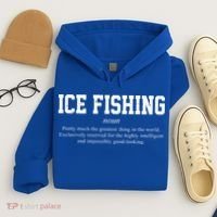 Ice Fishing Definition Funny Gift Hoodie thumb 4
