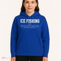 Ice Fishing Definition Funny Gift Hoodie thumb 5