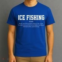 Ice Fishing Definition Funny Gift T-Shirt thumb 3