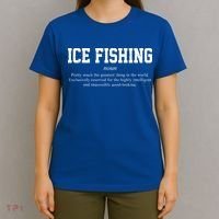 Ice Fishing Definition Funny Gift T-Shirt thumb 4