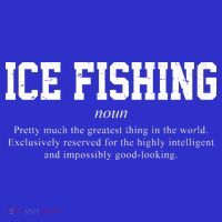 Ice Fishing Definition Funny Gift Polo thumb 2