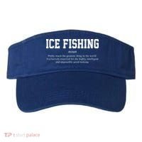 Ice Fishing Definition Funny Gift Visor thumb 0
