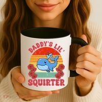 Inappropriate Funny Daddys Lil Squirter Embarrassing Coffee Mug thumb 3