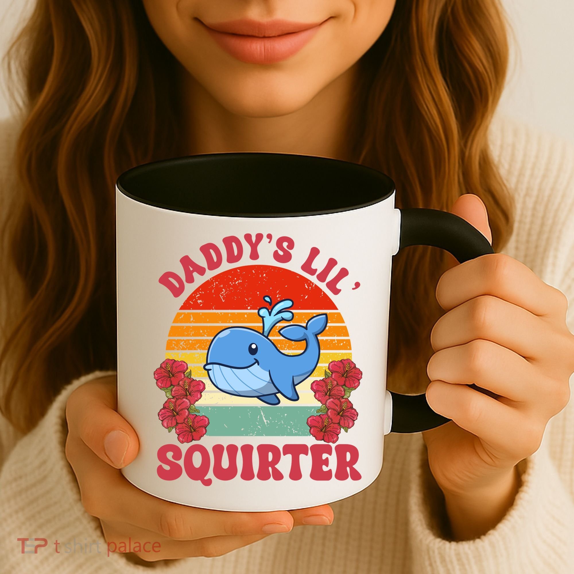 Inappropriate Funny Daddys Lil Squirter Embarrassing Coffee Mug