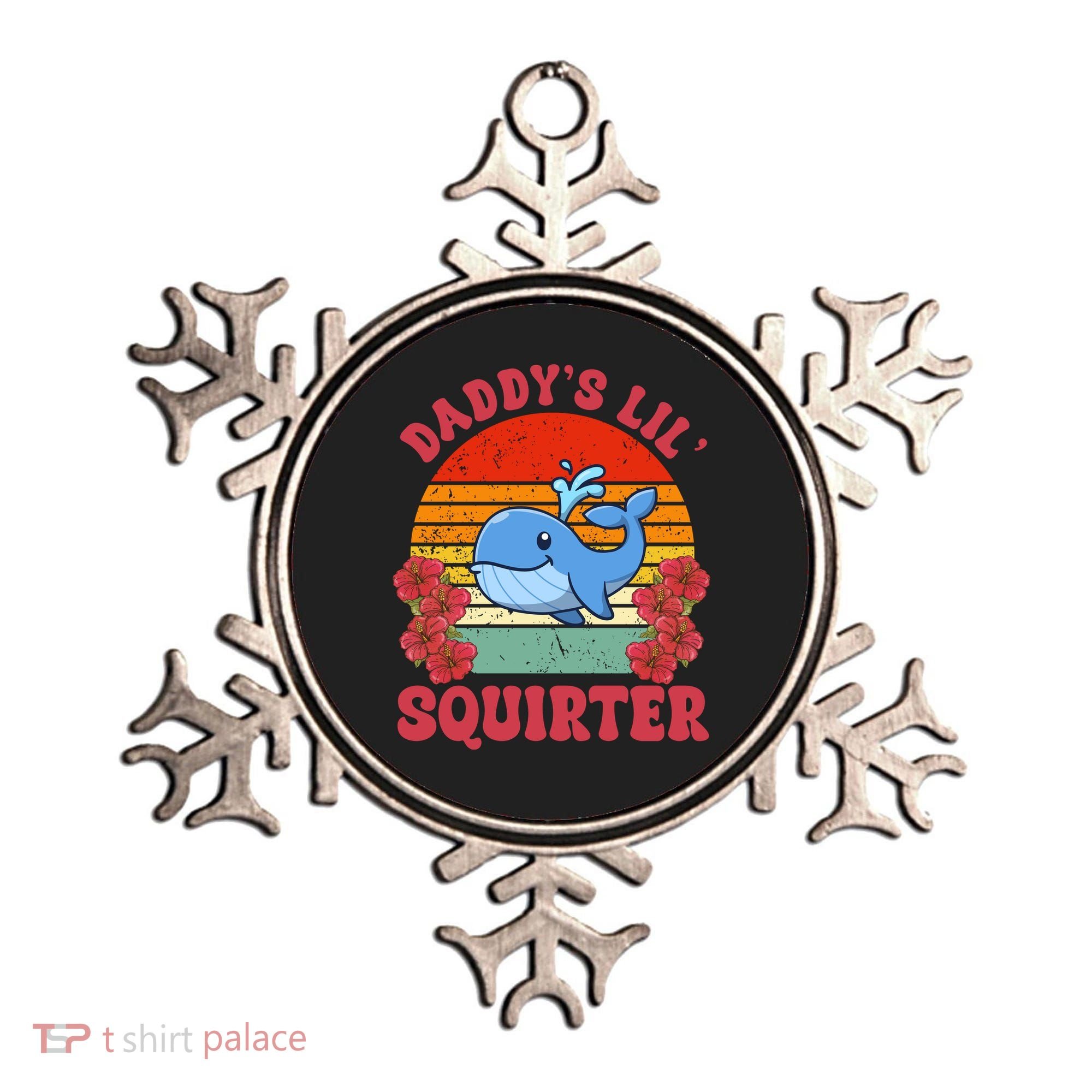 Inappropriate Funny Daddys Lil Squirter Embarrassing Ornament
