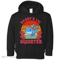 Inappropriate Funny Daddys Lil Squirter Embarrassing Toddler Hoodie thumb 0