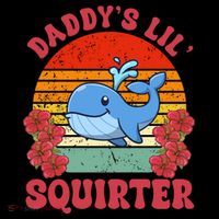 Inappropriate Funny Daddys Lil Squirter Embarrassing Kids Sweatshirt thumb 2