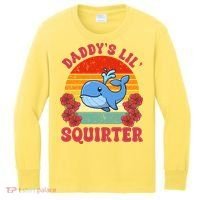 Inappropriate Funny Daddys Lil Squirter Embarrassing Kids Long Sleeve Shirt thumb 0