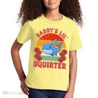 Inappropriate Funny Daddys Lil Squirter Embarrassing Kids T-Shirt thumb 2