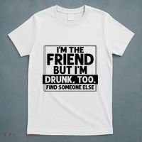 If Found Drunk Please Return To Friend Im The Friend Funny Vneck T-Shirt thumb 5