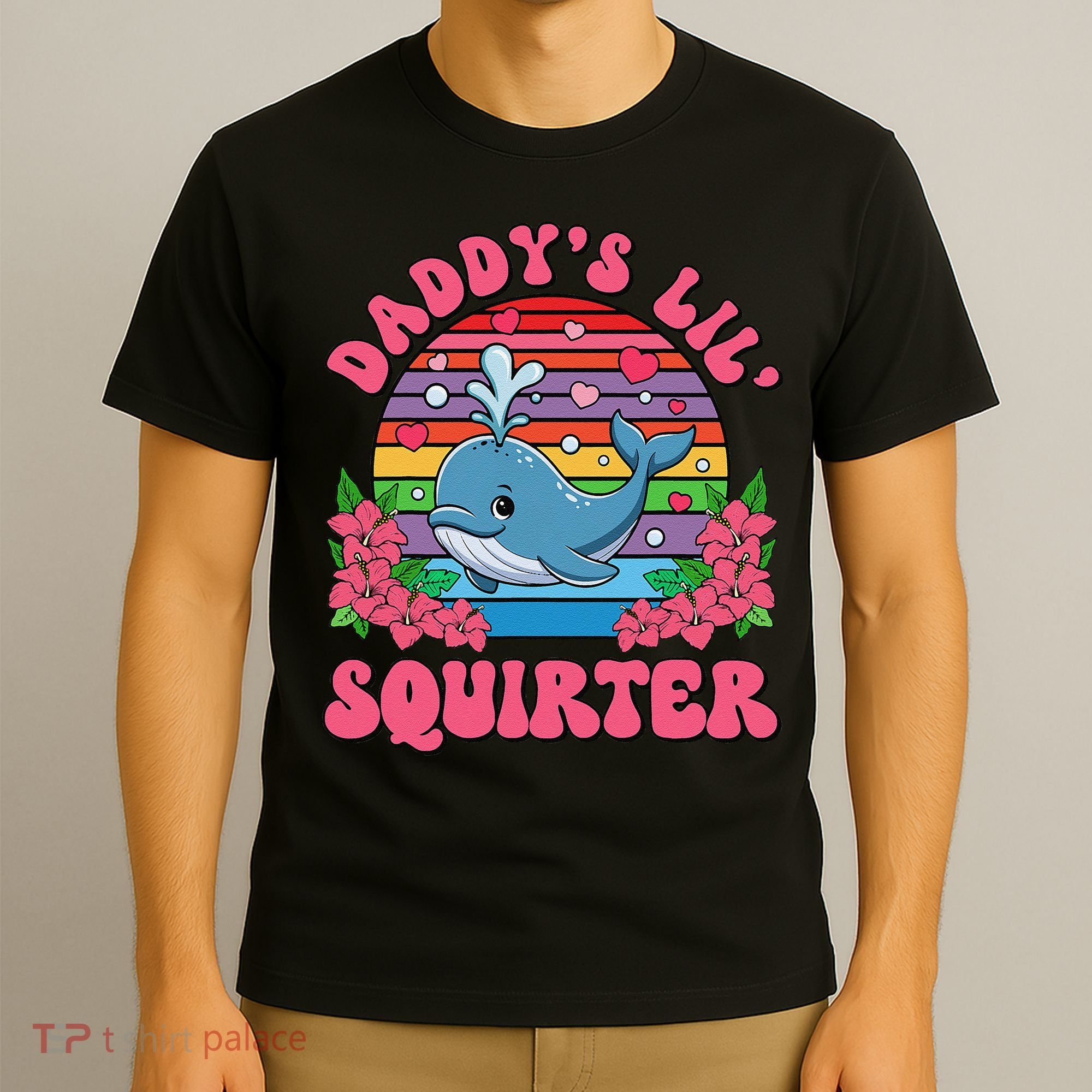 Inappropriate Funny DaddyS Lil Squirter Embarrassing Women Gift T-Shirt