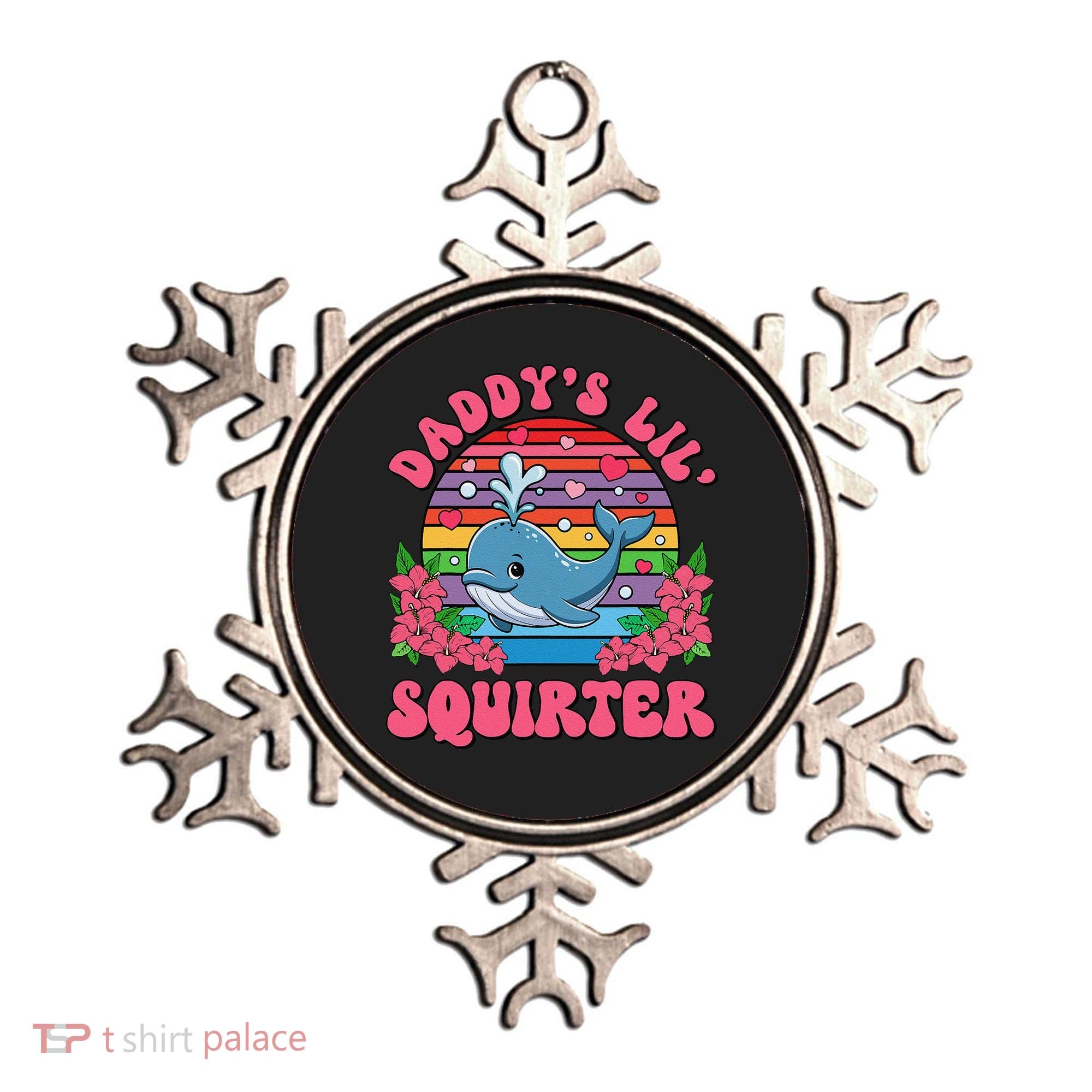 Inappropriate Funny DaddyS Lil Squirter Embarrassing Women Gift Ornament