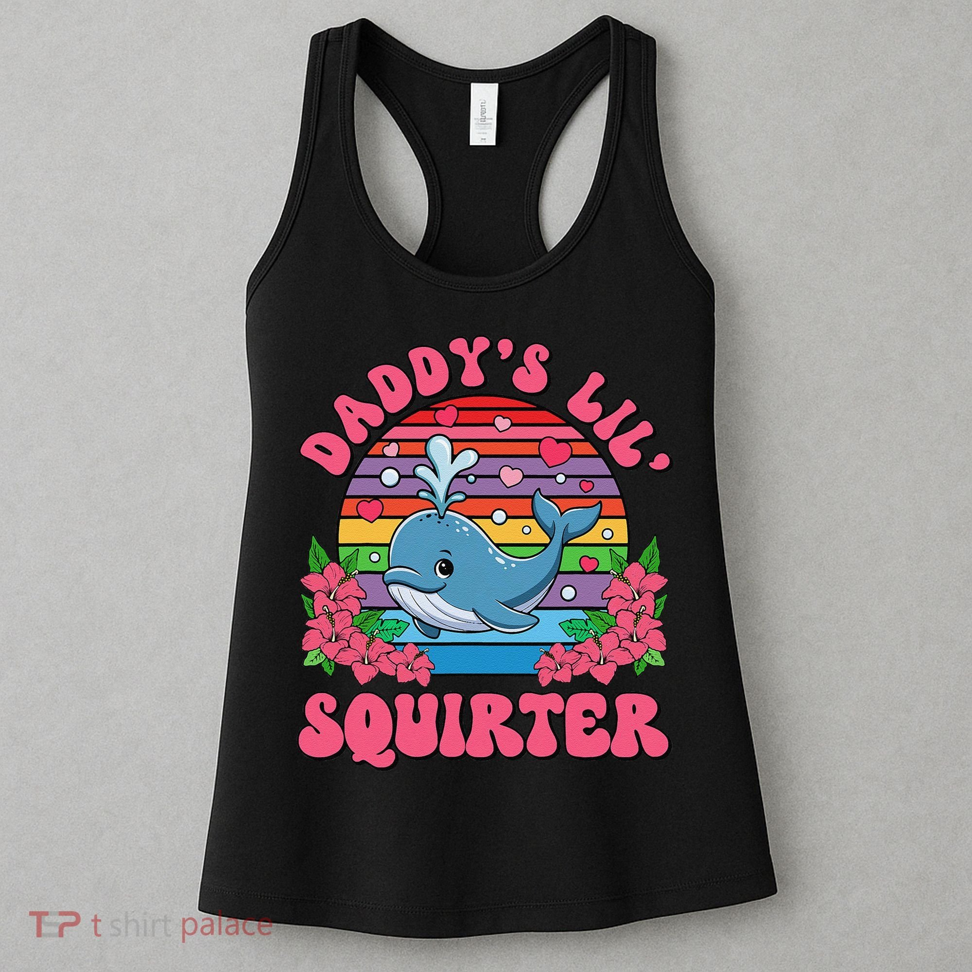 Inappropriate Funny DaddyS Lil Squirter Embarrassing Women Gift Women's Tank Top