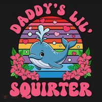 Inappropriate Funny DaddyS Lil Squirter Embarrassing Women Gift Baby Bodysuit thumb 2
