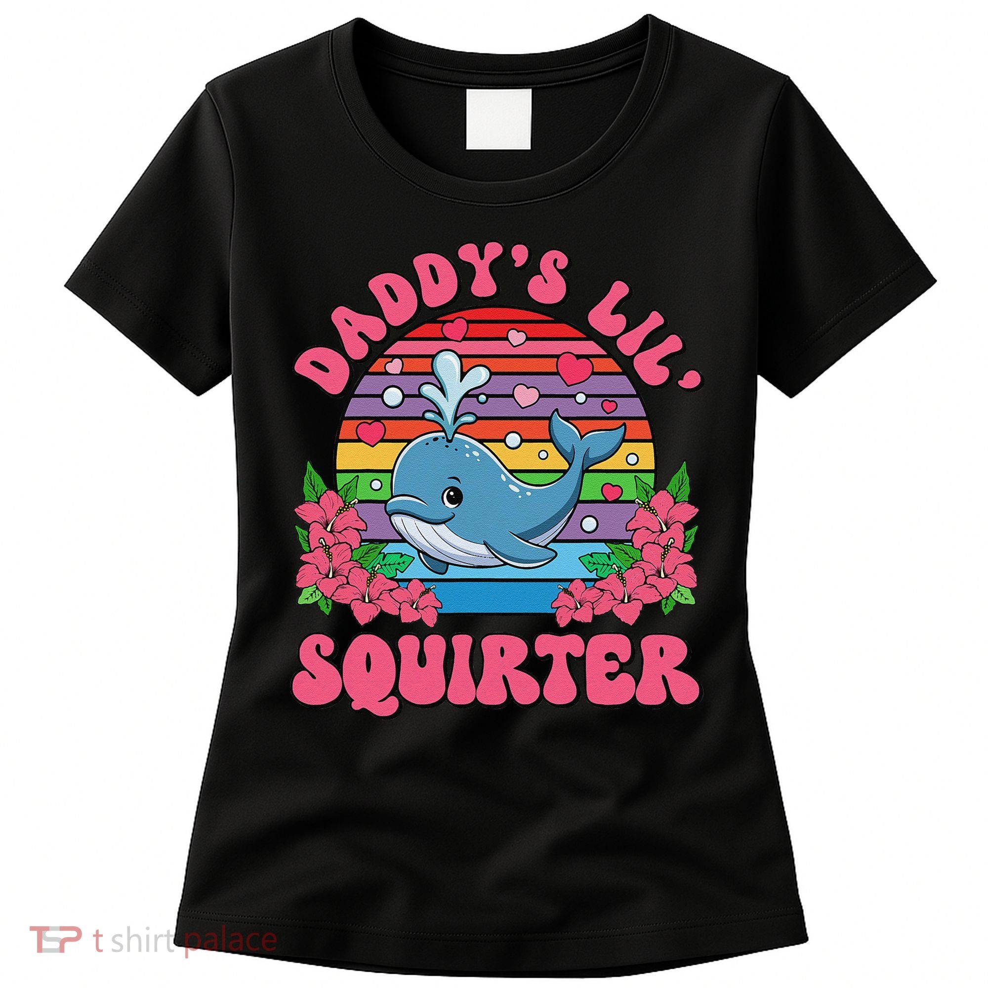 Inappropriate Funny DaddyS Lil Squirter Embarrassing Women Gift Women's T-Shirt