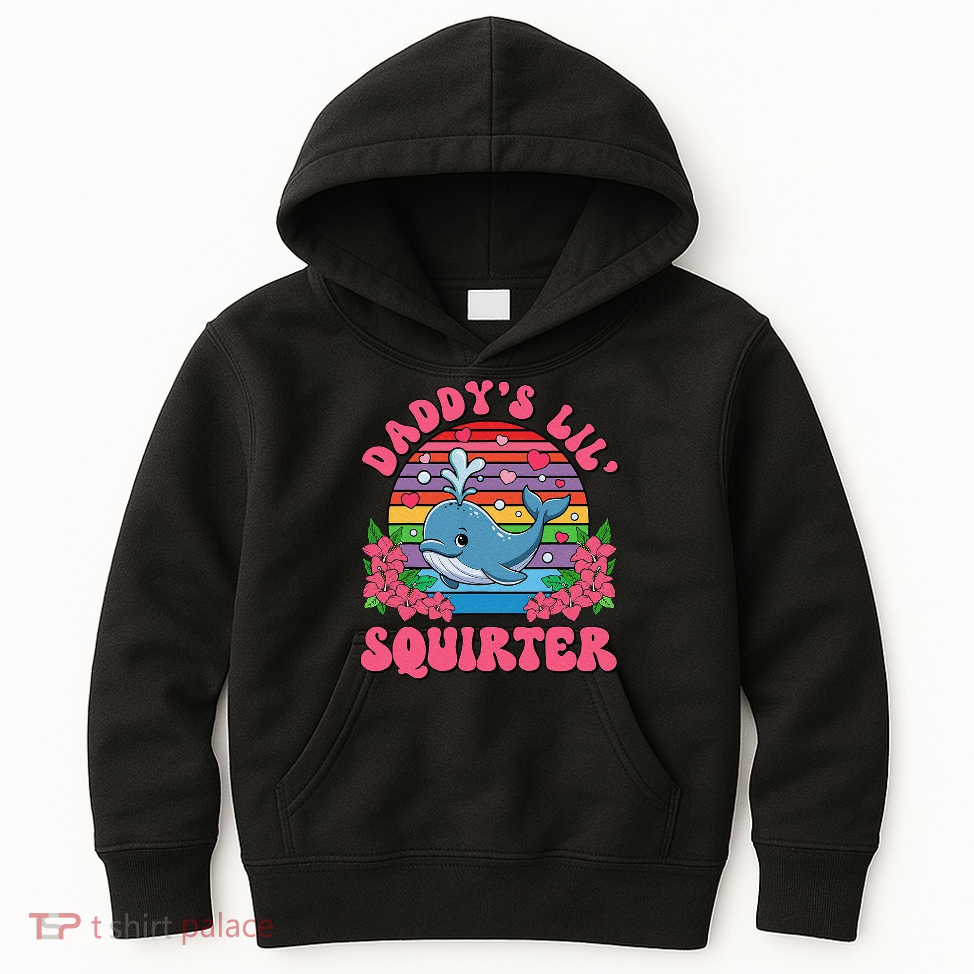 Inappropriate Funny DaddyS Lil Squirter Embarrassing Women Gift Kids Hoodie