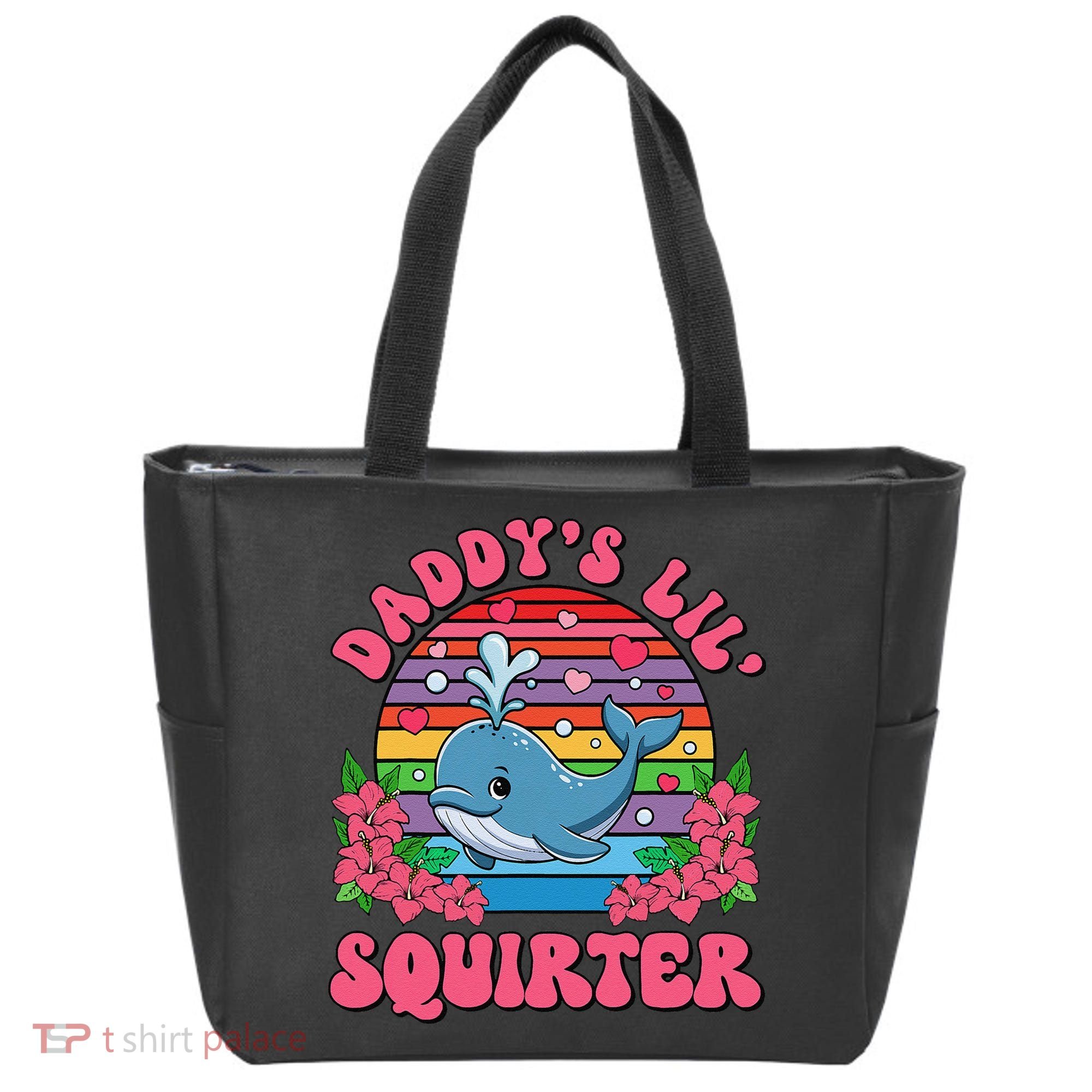 Inappropriate Funny DaddyS Lil Squirter Embarrassing Women Gift Tote Bag
