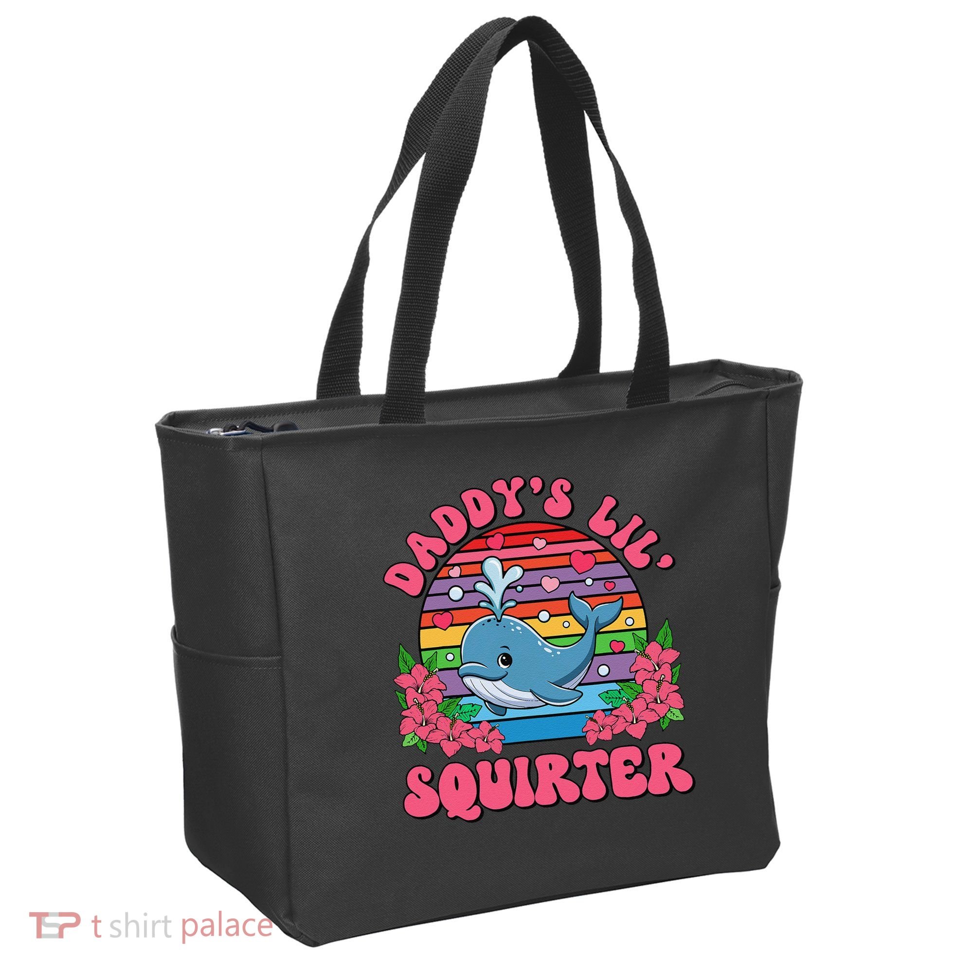 Inappropriate Funny DaddyS Lil Squirter Embarrassing Women Gift Tote Bag