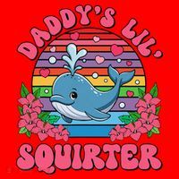 Inappropriate Funny DaddyS Lil Squirter Embarrassing Women Gift Santa Hat thumb 1