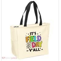 Its Field Day Y'all Teacher Student Tote Bag thumb 2