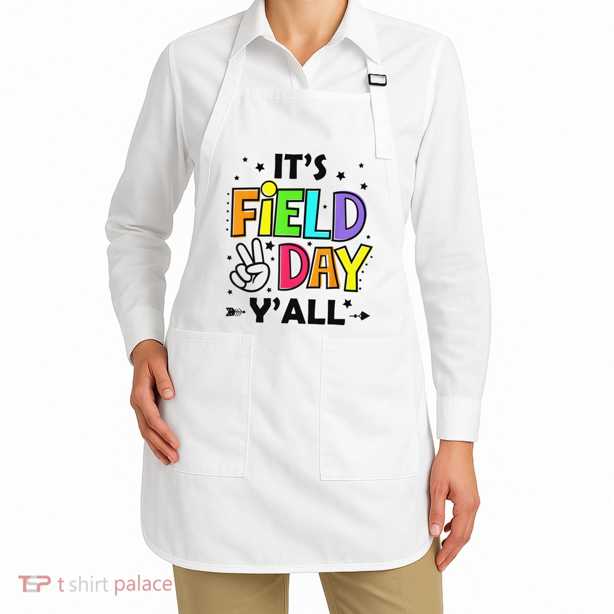 Its Field Day Y'all Teacher Student Apron