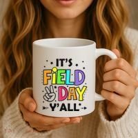 Its Field Day Y'all Teacher Student Coffee Mug thumb 3