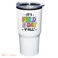 Its Field Day Y'all Teacher Student Tumbler thumb 0
