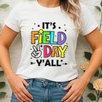 Its Field Day Y'all Teacher Student Women's T-Shirt thumb 2