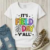 Its Field Day Y'all Teacher Student Women's T-Shirt thumb 3