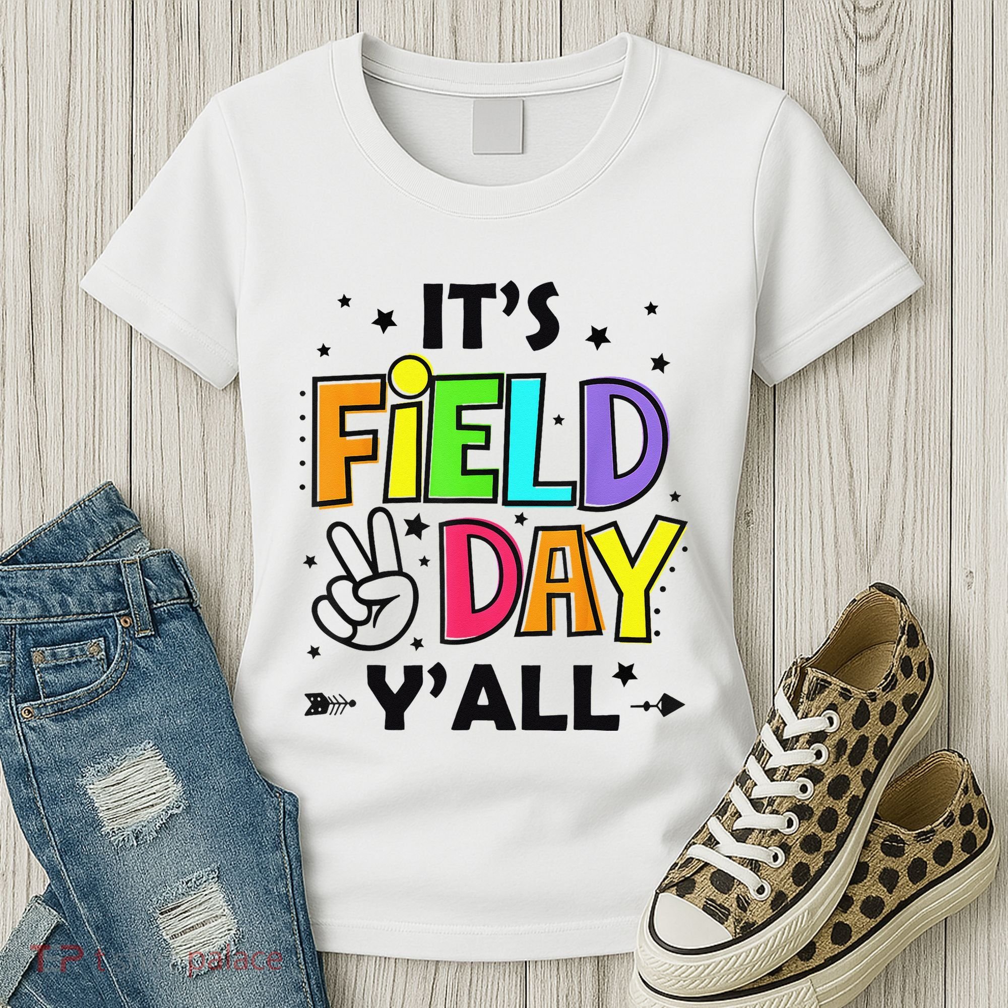 Its Field Day Y'all Teacher Student Women's T-Shirt