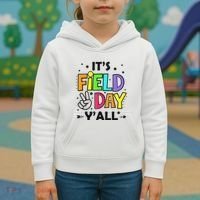 Its Field Day Y'all Teacher Student Kids Hoodie thumb 3