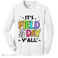 Its Field Day Y'all Teacher Student Kids Long Sleeve Shirt thumb 0