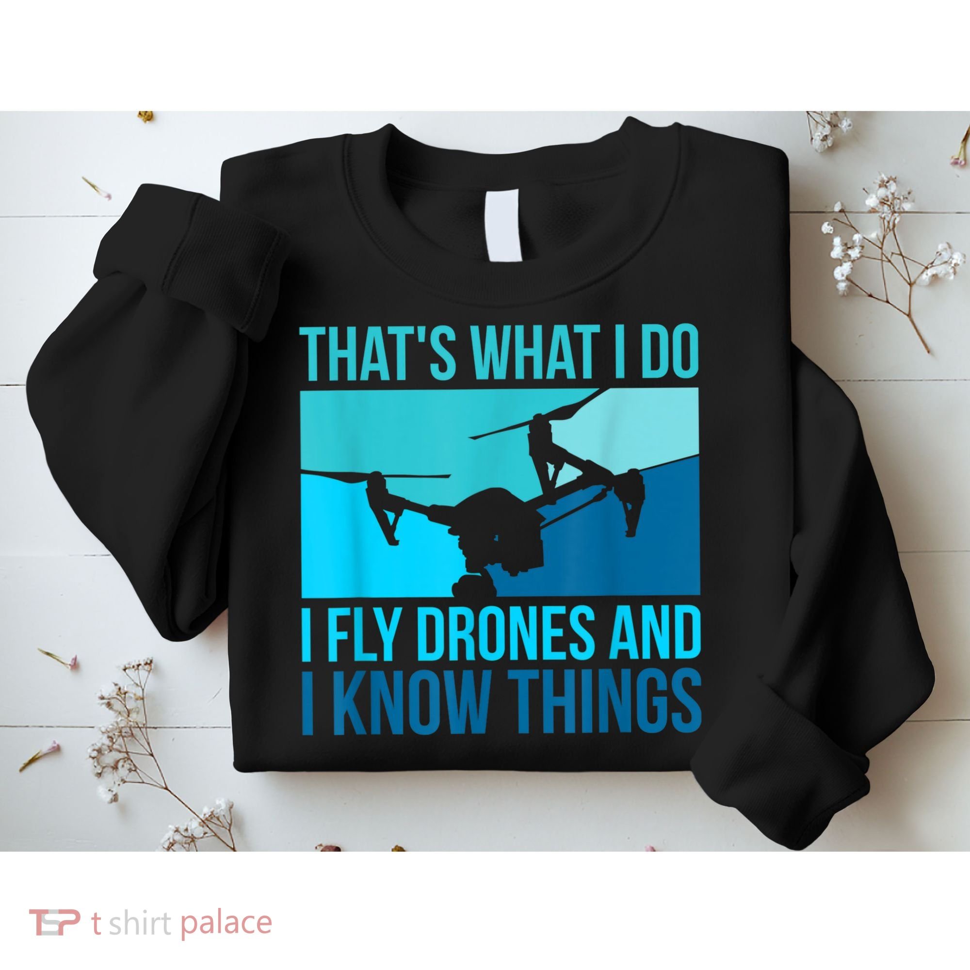 I Fly Drones & I Know Things Sweatshirt