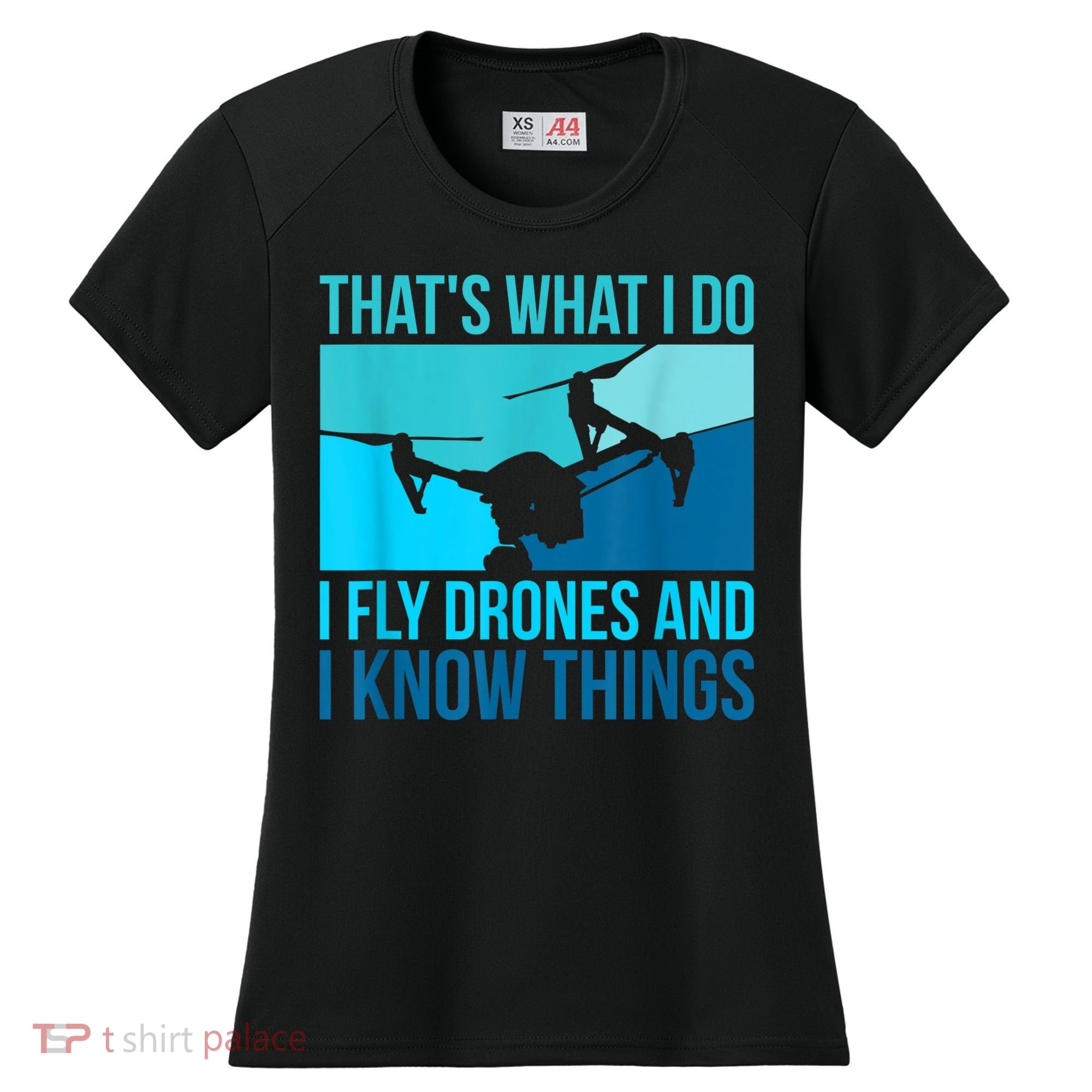 I Fly Drones & I Know Things Women's Cooling Performance Crew T-Shirt