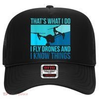 I Fly Drones & I Know Things Hat thumb 0