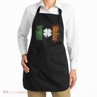 Irish flag Distressed Shamrock ST Patrick's Day Apron thumb 2