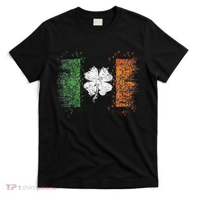 Irish flag Distressed Shamrock ST Patrick's Day T-Shirt