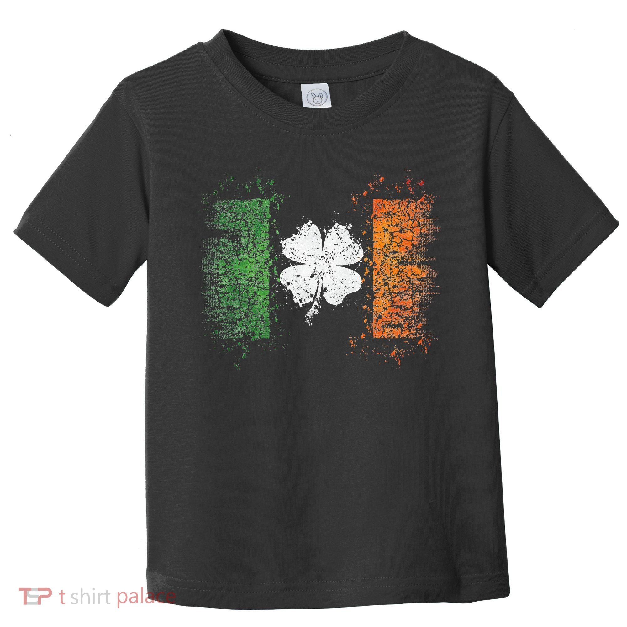Irish flag Distressed Shamrock ST Patrick's Day Toddler T-Shirt