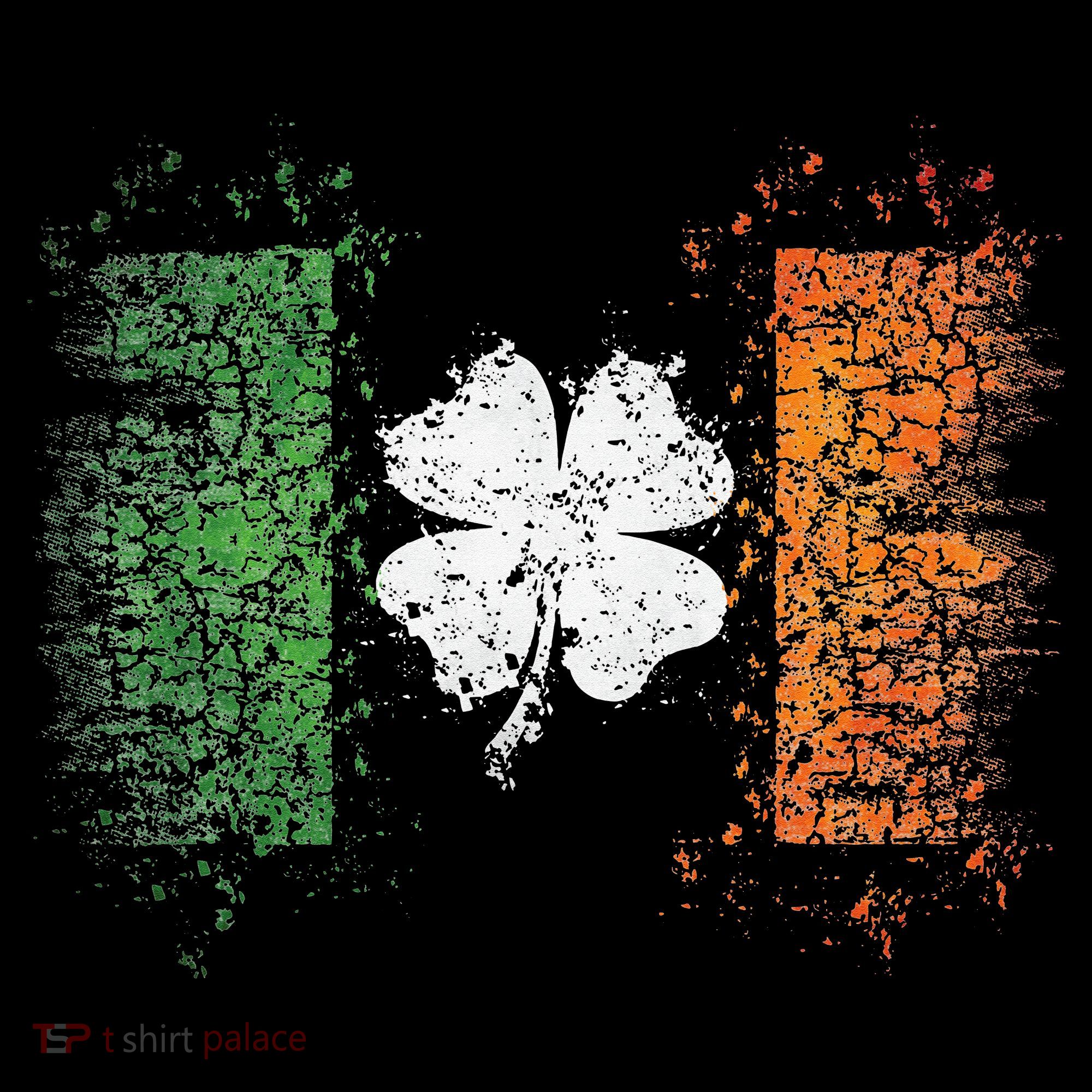 Irish flag Distressed Shamrock ST Patrick's Day Visor