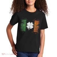 Irish flag Distressed Shamrock ST Patrick's Day Kids T-Shirt thumb 2