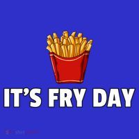 It's Fry Day French Fries Gift Extra Hot Fry Gift Mousepad thumb 1