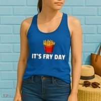 It's Fry Day French Fries Gift Extra Hot Fry Gift Women's Tank Top thumb 2