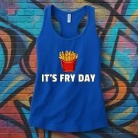 It's Fry Day French Fries Gift Extra Hot Fry Gift Women's Tank Top thumb 3