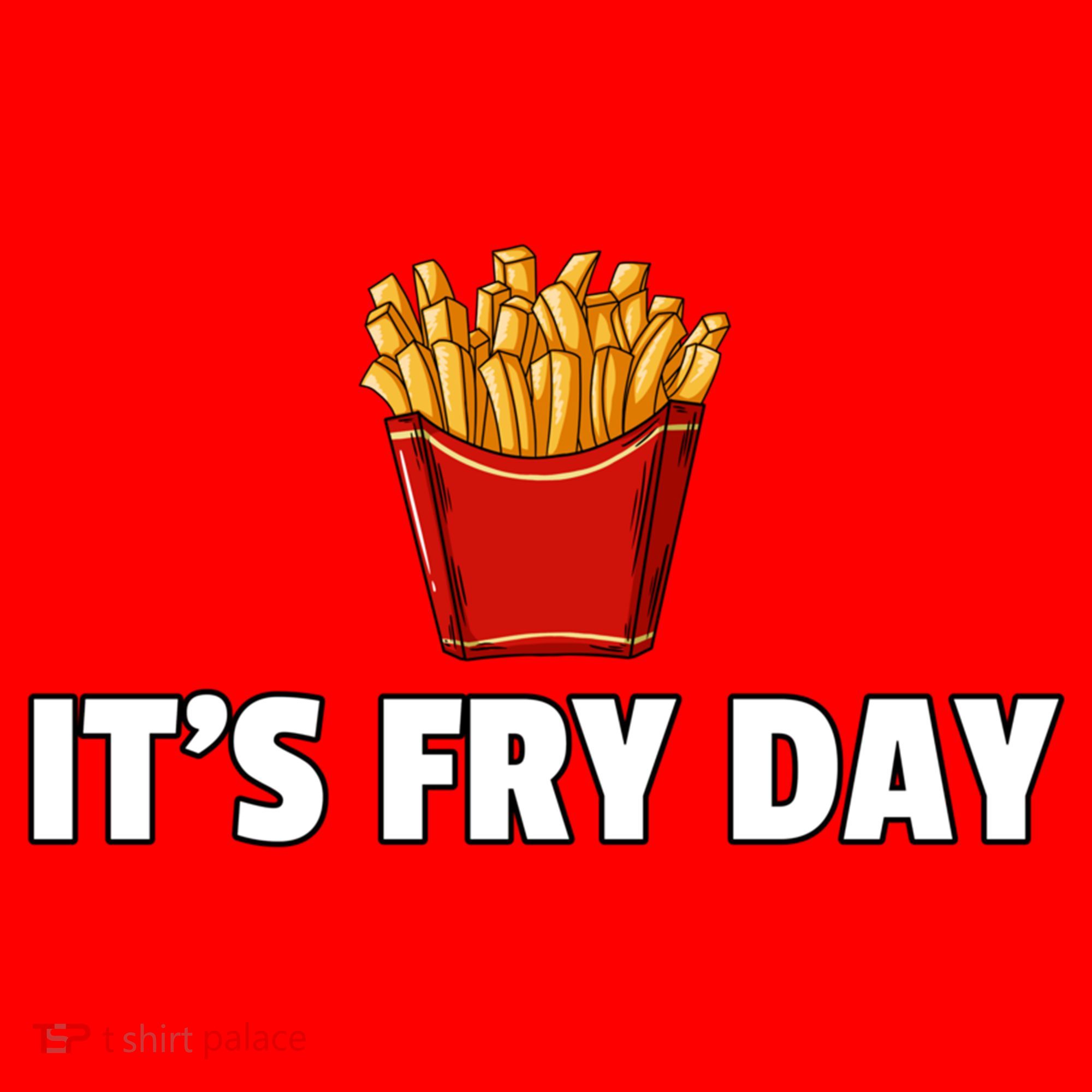 It's Fry Day French Fries Gift Extra Hot Fry Gift Santa Hat