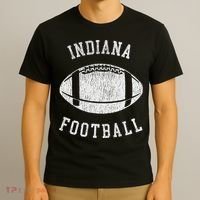 Indiana Football Distressed Vintage 80S Throwback Classic T-Shirt thumb 3