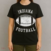 Indiana Football Distressed Vintage 80S Throwback Classic T-Shirt thumb 4
